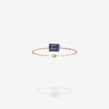 18K Rose Gold-Rectangle
