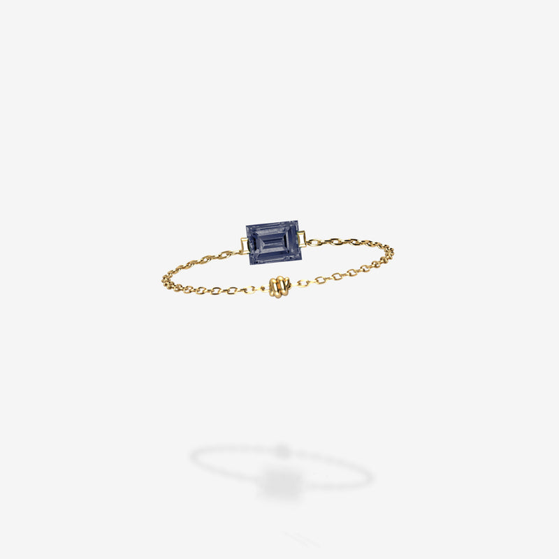 Cattina Ring -  Grey Blue Spinel