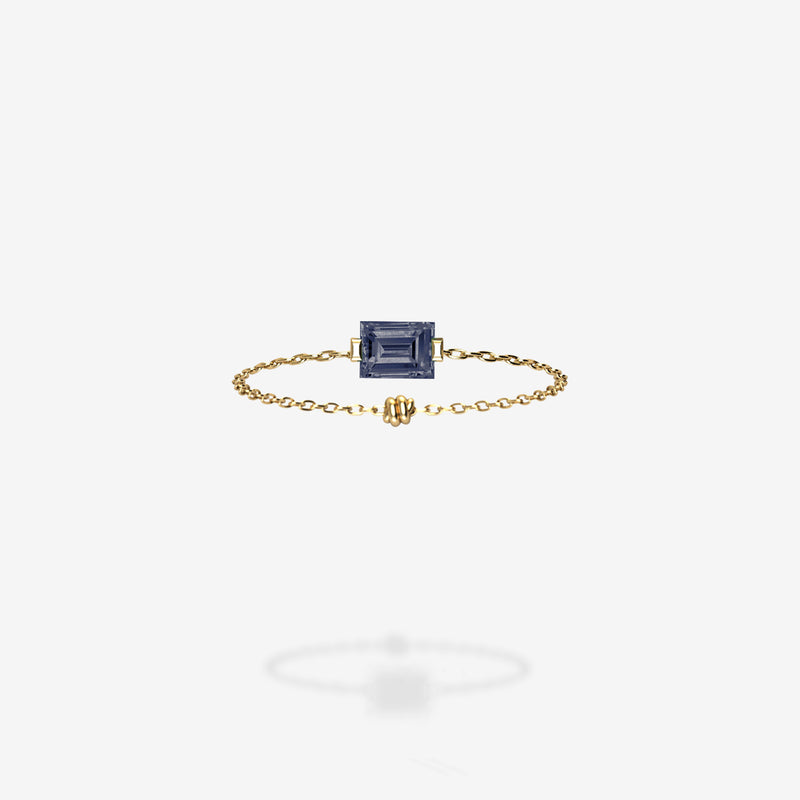 18K Yellow Gold-Rectangle