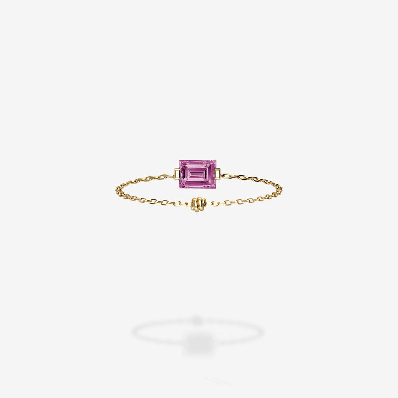 18K Yellow Gold-Rectangle