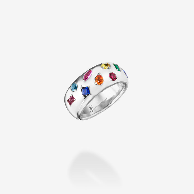 18K White Gold