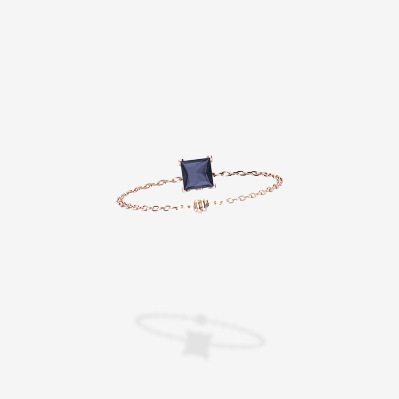 Cattina Ring -  Grey Blue Spinel