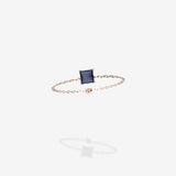 Cattina Ring -  Grey Blue Spinel