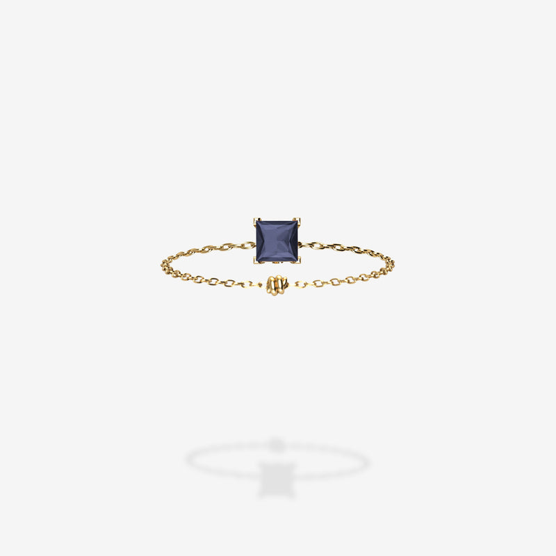 18K Yellow Gold-Princess