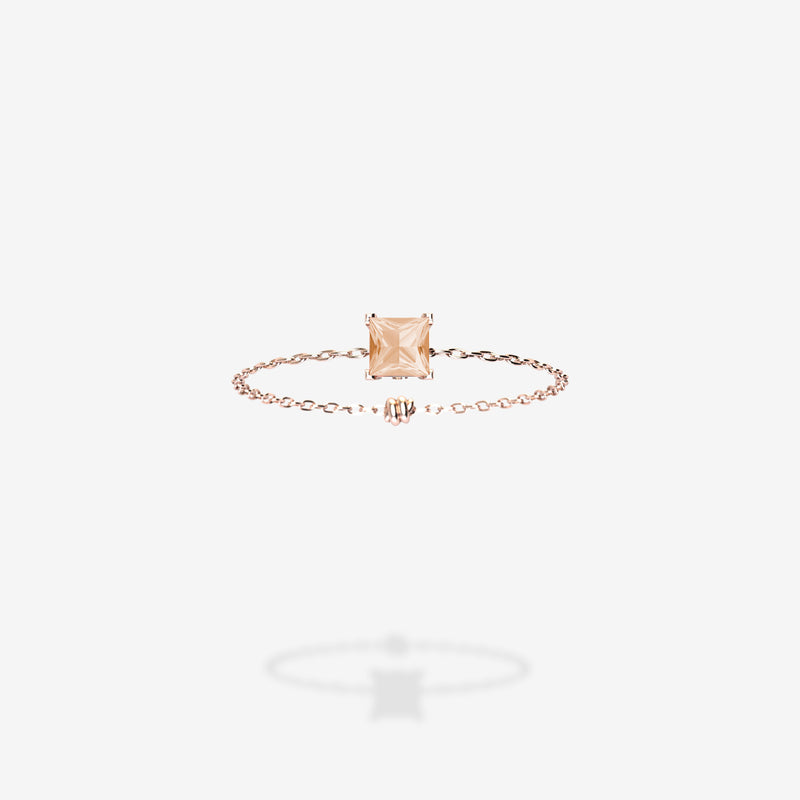 18K Rose Gold-Princess