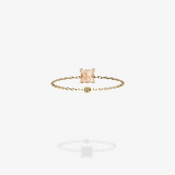 18K Yellow Gold-Princess