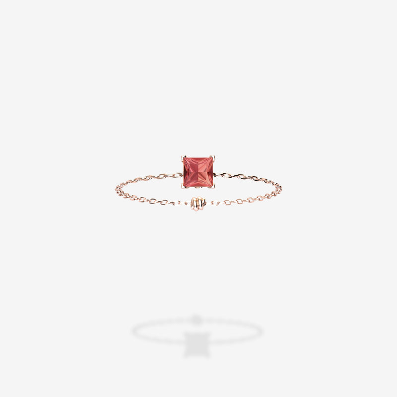 18K Rose Gold-Princess