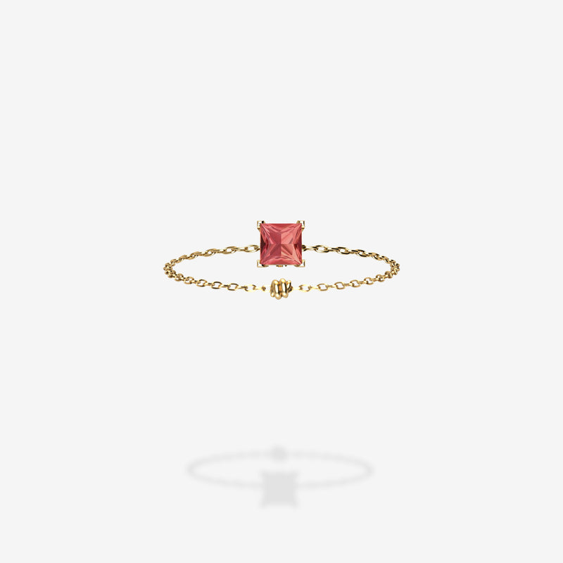 18K Yellow Gold-Princess