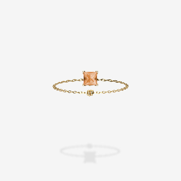 18K Yellow Gold-Princess