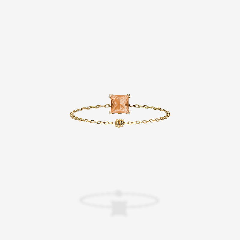 18K Yellow Gold-Princess