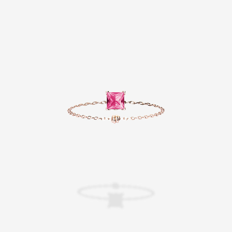 18K Rose Gold-Princess