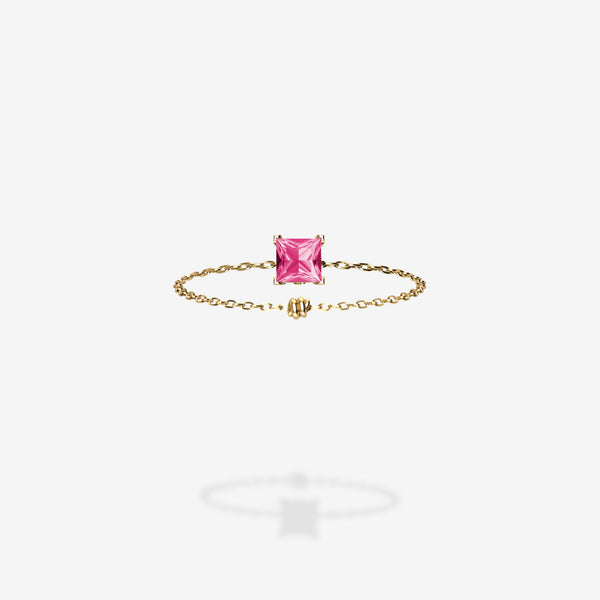 18K Yellow Gold-Princess