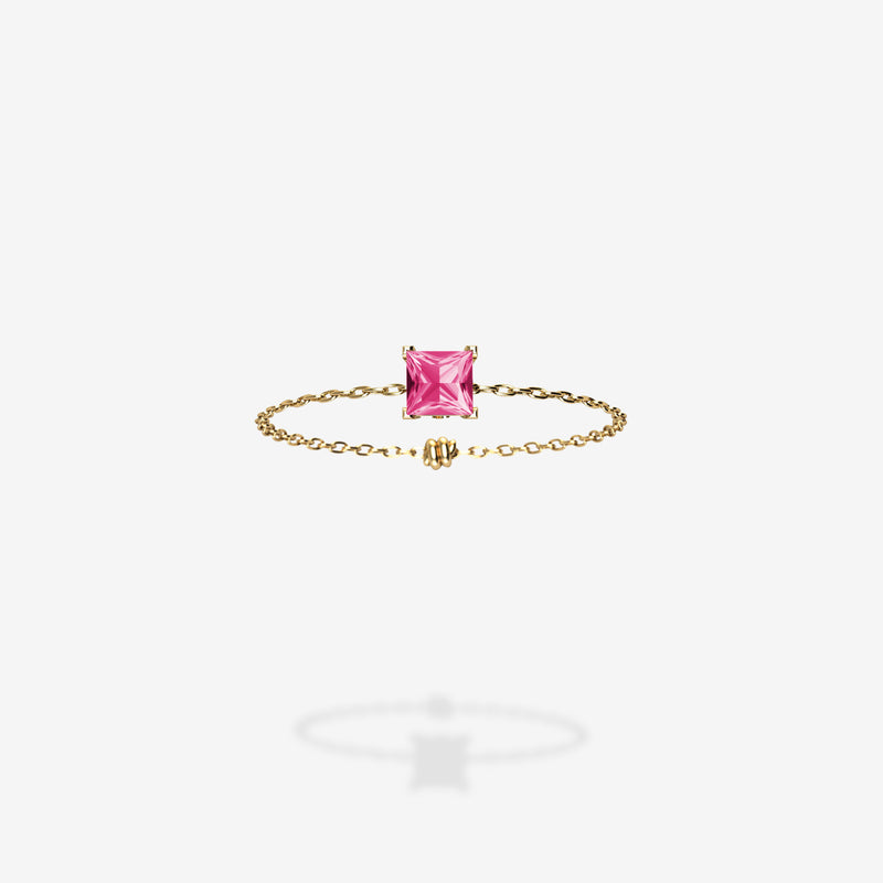 18K Yellow Gold-Princess