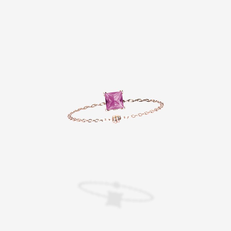 18K Rose Gold-Princess