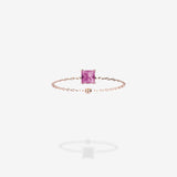 18K Rose Gold-Princess