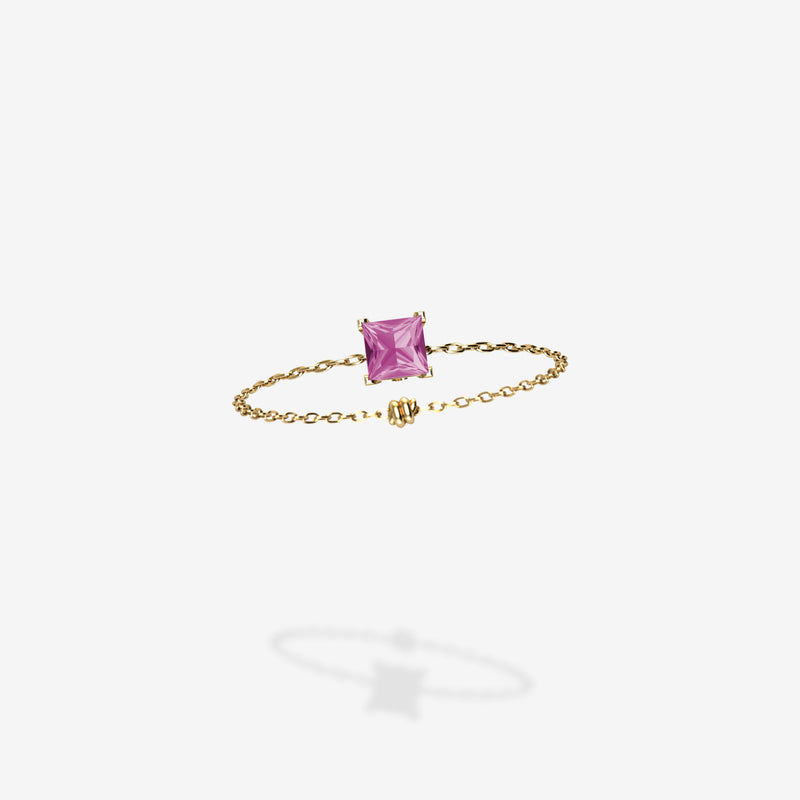 18K Yellow Gold-Princess