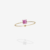 18K Yellow Gold-Princess