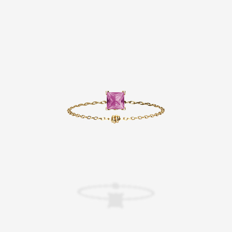18K Yellow Gold-Princess