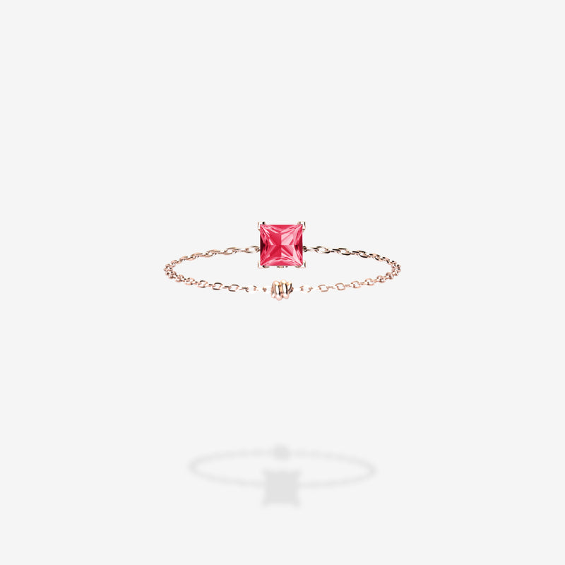 18K Rose Gold-Princess