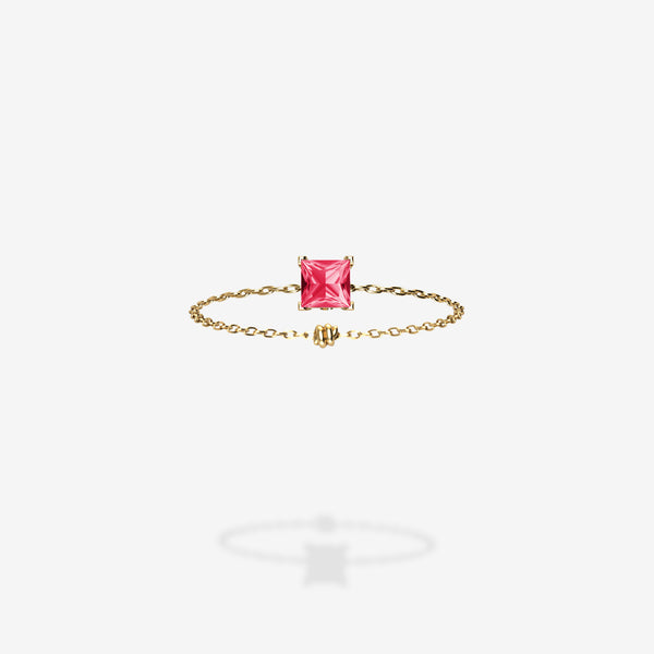 18K Yellow Gold-Princess