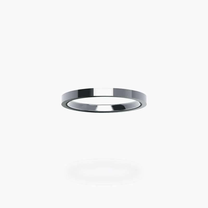 18K Blackened Gold