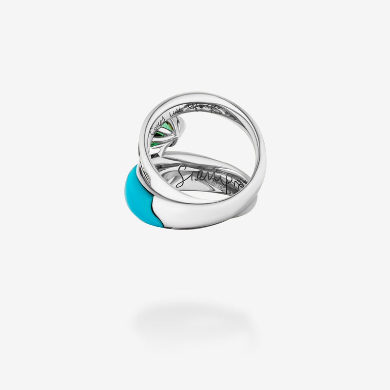 18K White Gold