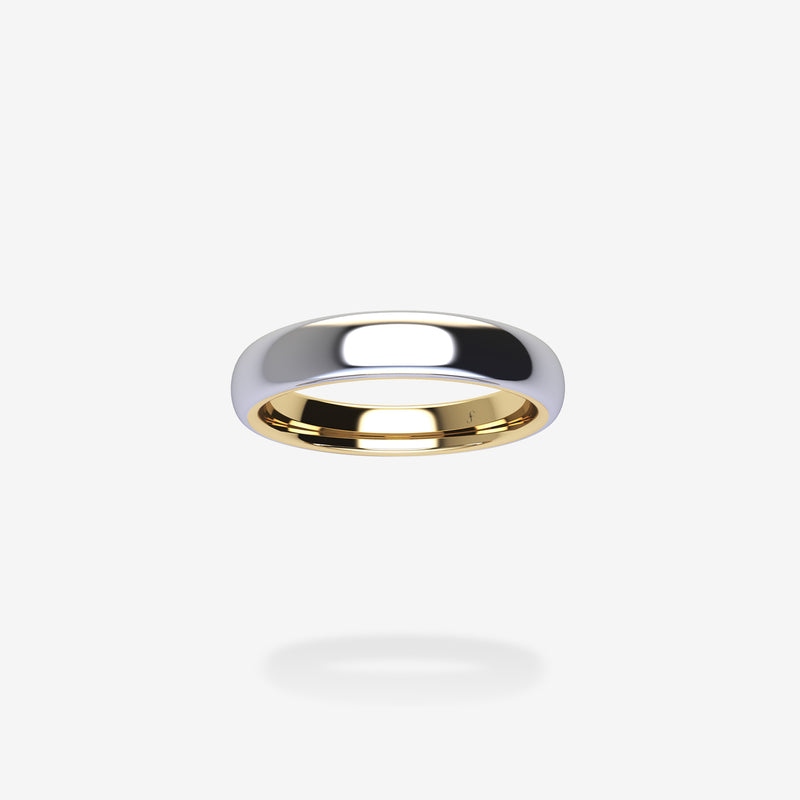 White & Yellow 18K Gold