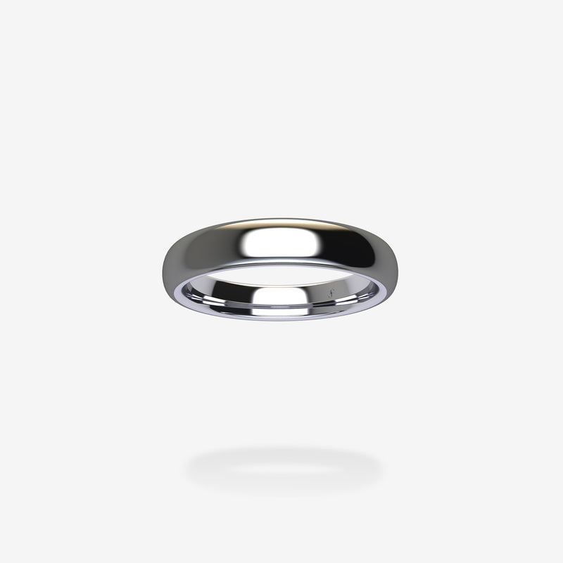 Blackened & White 18K Gold