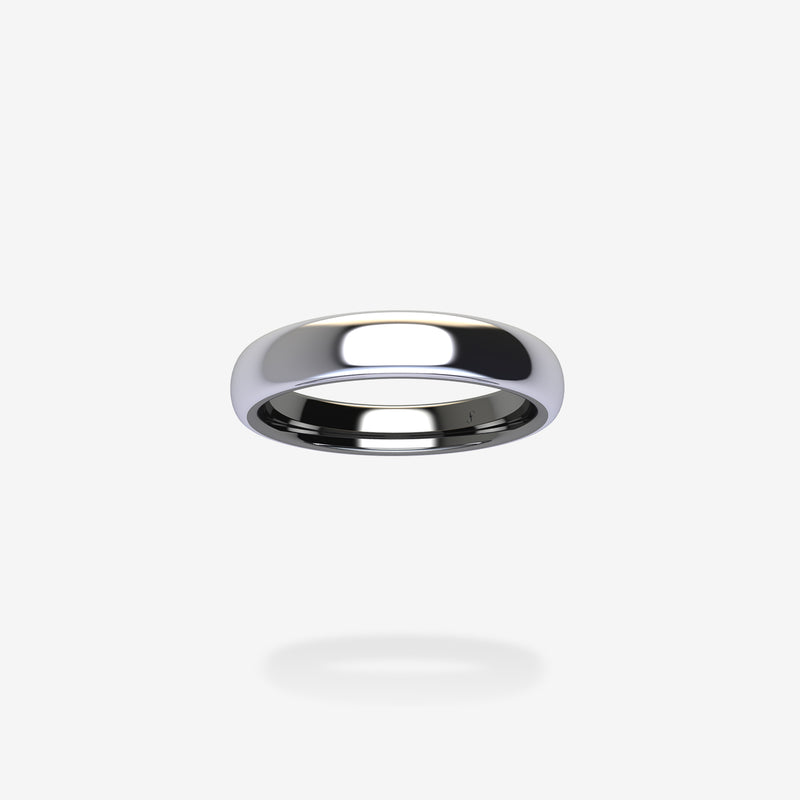 White & Blackened 18K Gold
