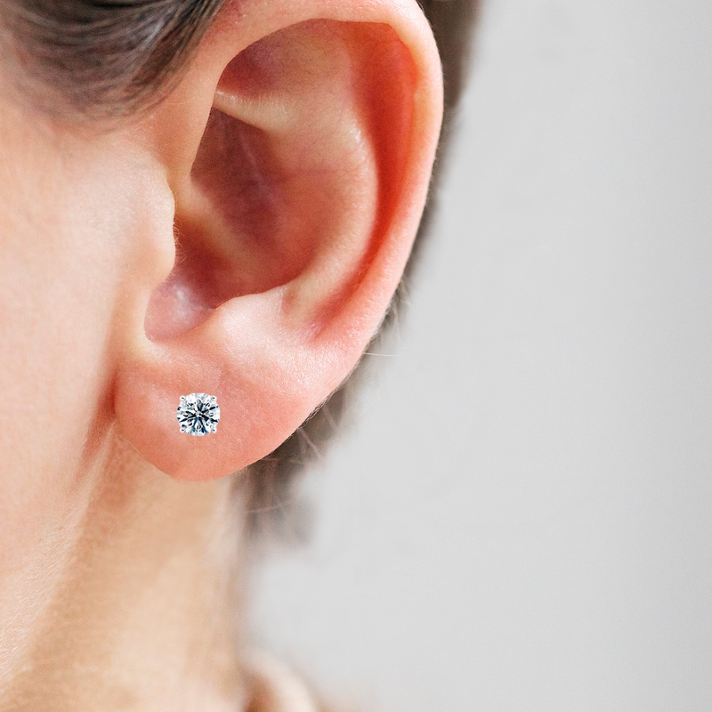 18K White Gold-0.75 ct