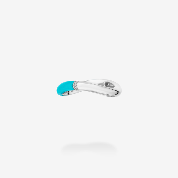 18K White Gold