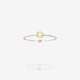 18K Rose Gold-Asscher