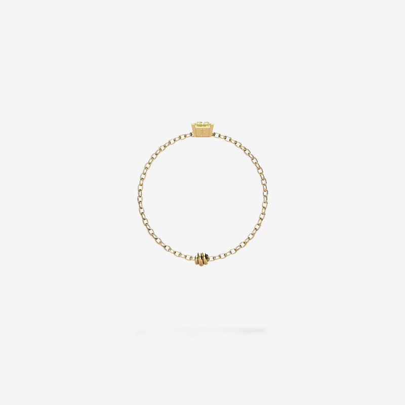 Cattina Ring - Canary Diamond