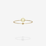 18K Yellow Gold-Asscher