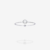 18K White Gold-Asscher