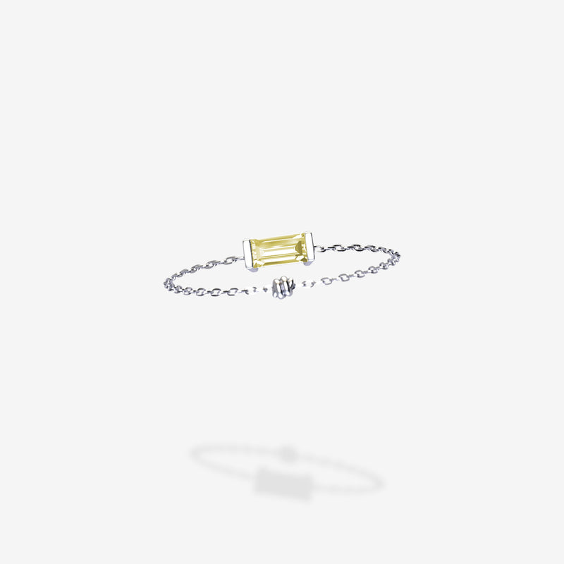 Cattina Ring - Canary Diamond