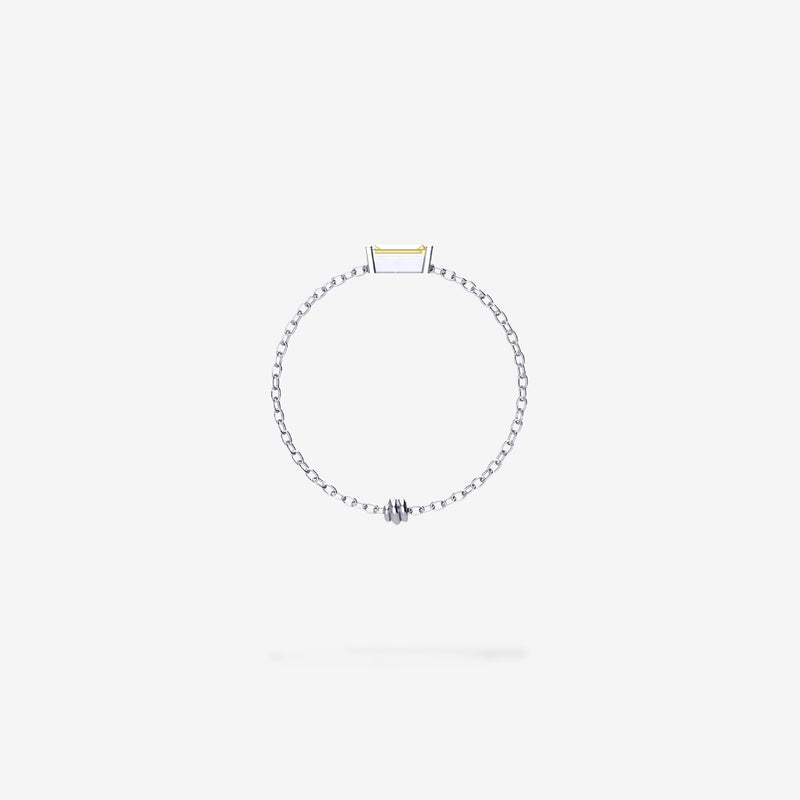 Cattina Ring - Canary Diamond