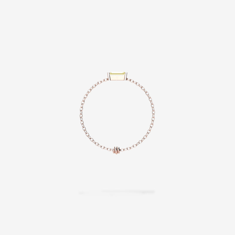 Cattina Ring - Canary Diamond