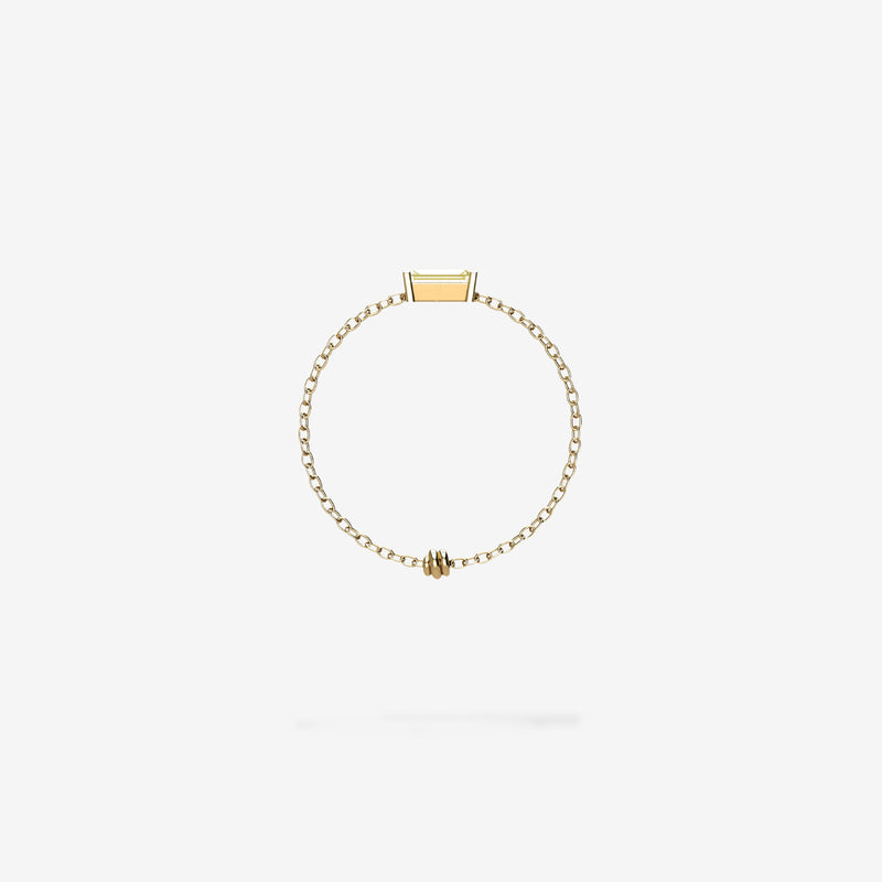 Cattina Ring - Canary Diamond