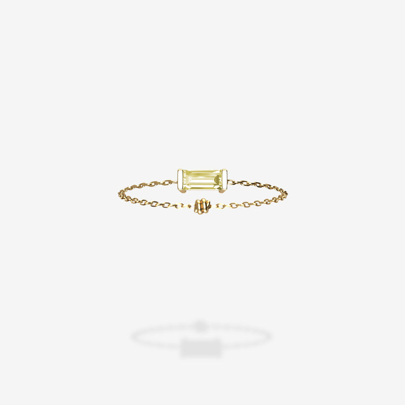 Cattina Ring - Canary Diamond
