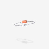 Cattina Ring - Orange Sapphire