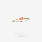 Cattina Ring - Orange Sapphire