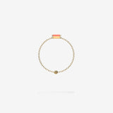 Cattina Ring - Orange Sapphire