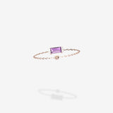 Cattina Ring - Purple Sapphire