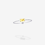 Cattina Ring - Yellow Sapphire