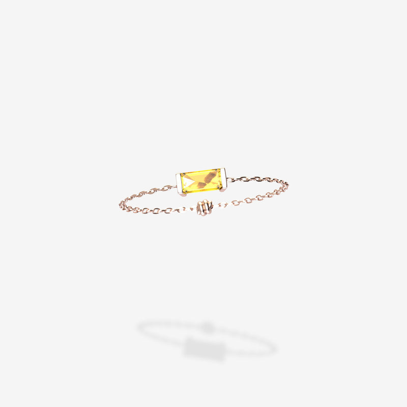 Cattina Ring - Yellow Sapphire