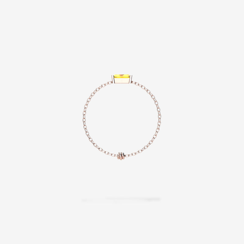 Cattina Ring - Yellow Sapphire