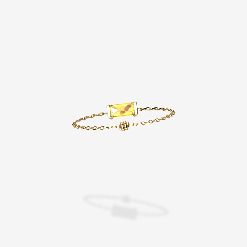 Cattina Ring - Yellow Sapphire