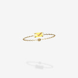 Cattina Ring - Yellow Sapphire