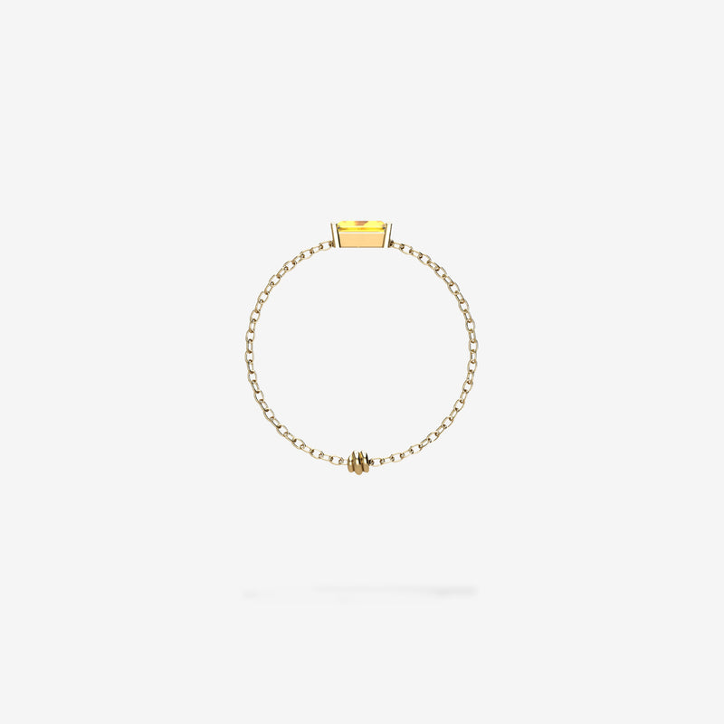 Cattina Ring - Yellow Sapphire